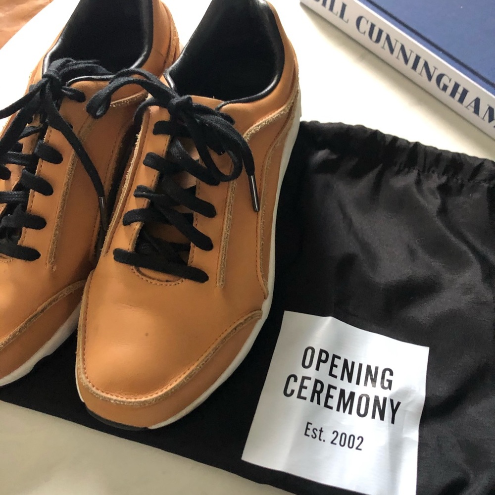 Opening Ceremony Iggie Vachetta Leather Sneakers